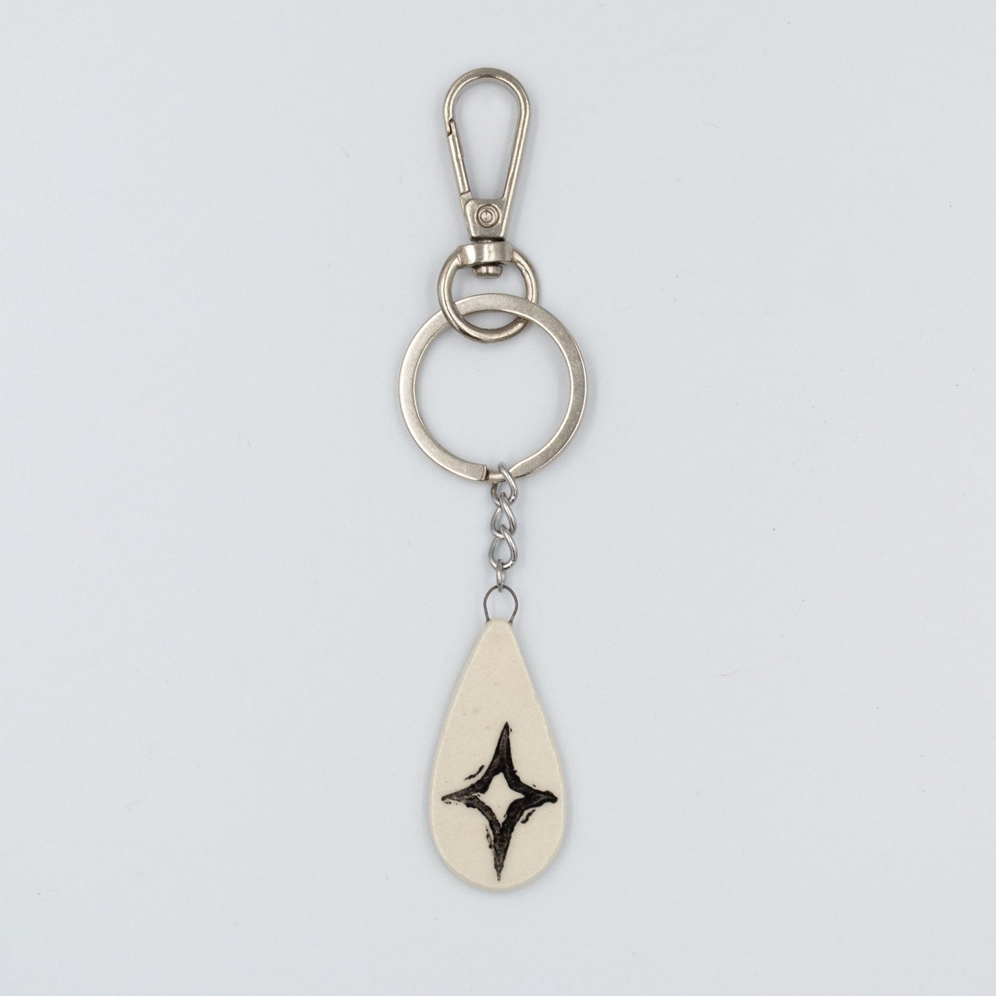 Ceramic Block Printed Sparkle Charm