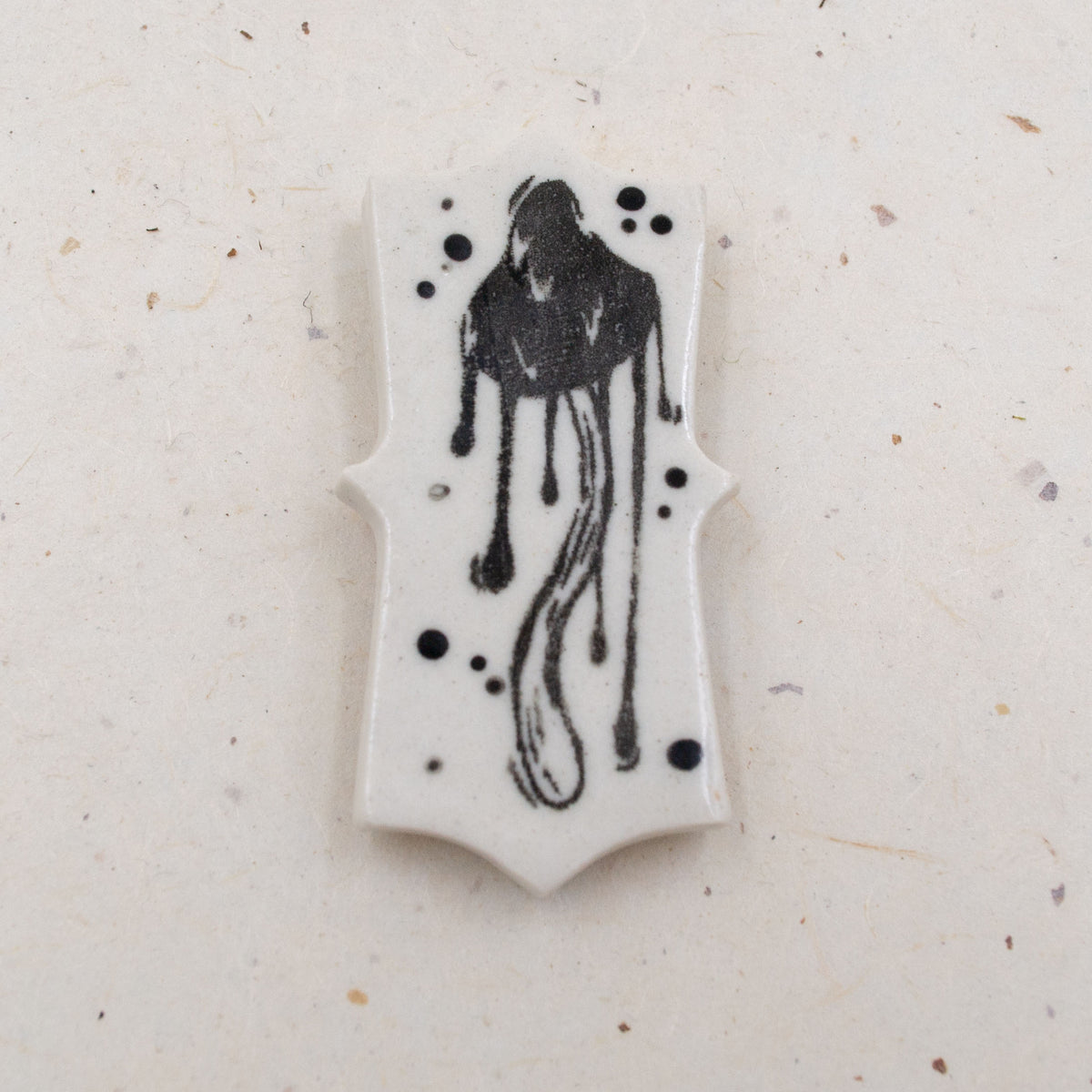 Inky Cap Ceramic Magnet
