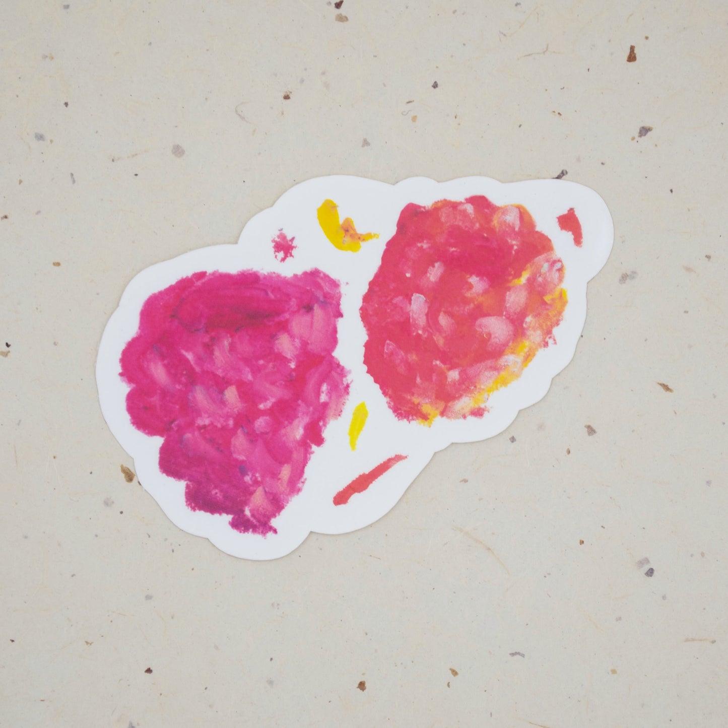 Raspberry and Salmonberry - Die Cut Sticker