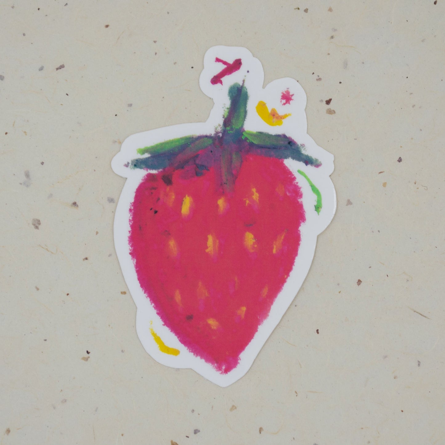 Strawberry - Die Cut Sticker