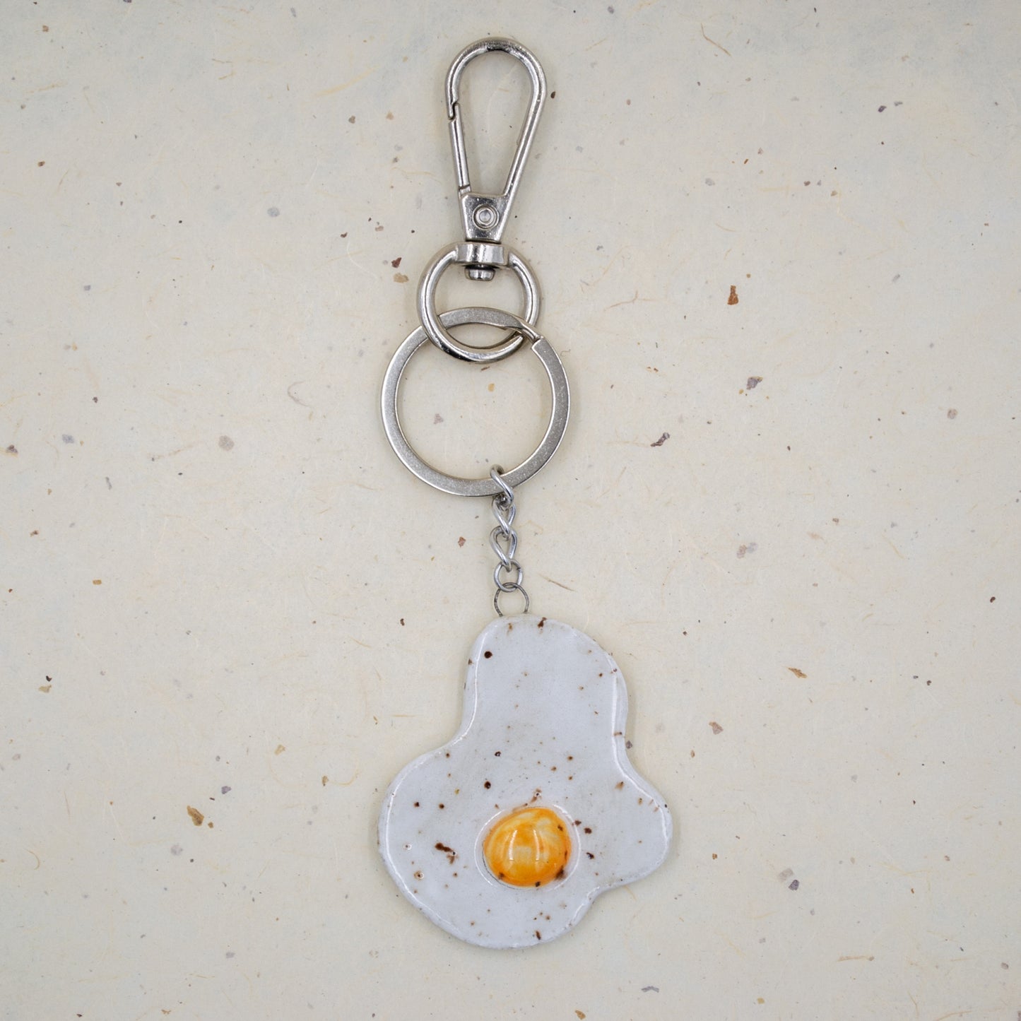 Ceramic Speckled Egg Charm