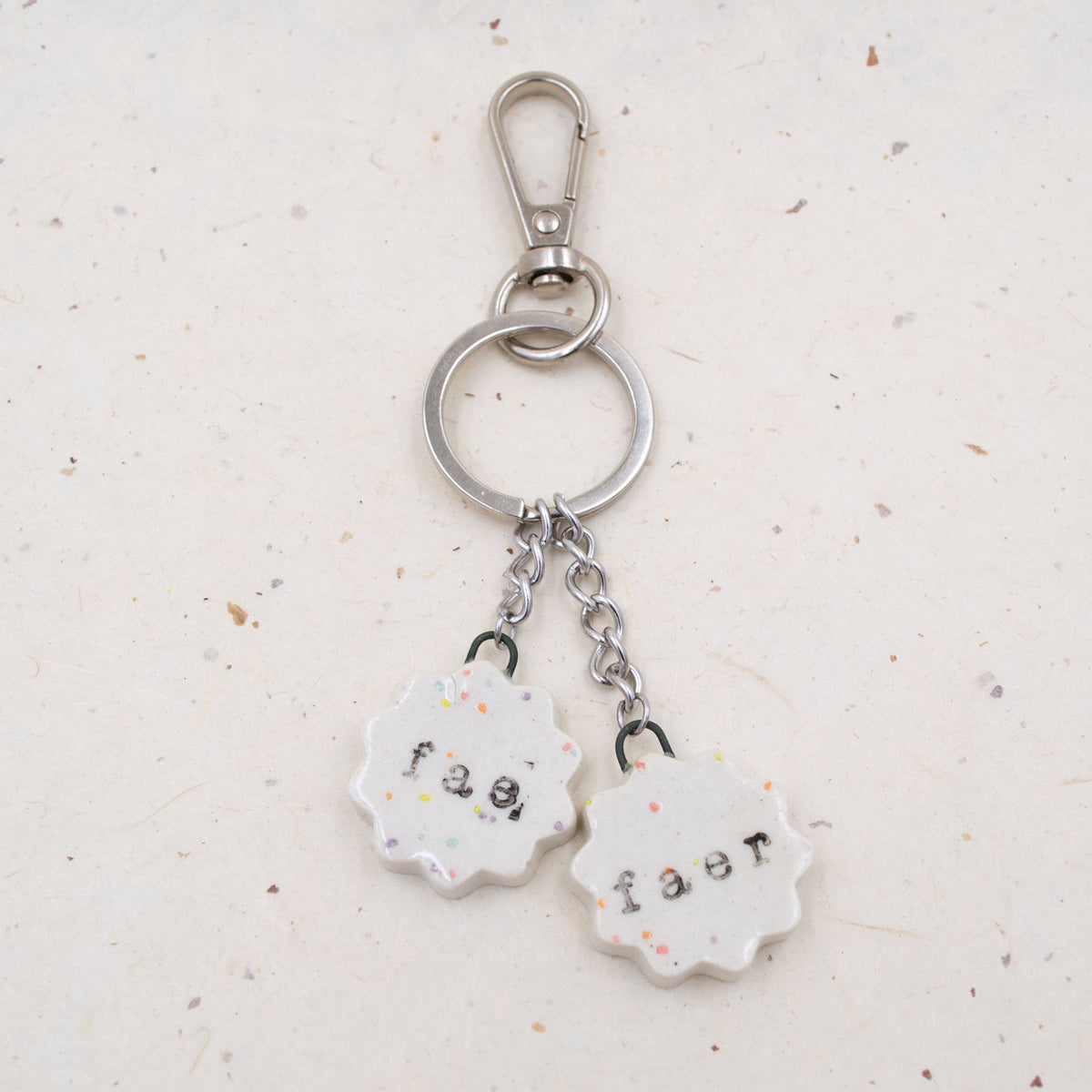 Ceramic Pronoun Charms
