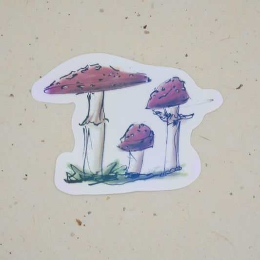 Mushroom- Die Cut Sticker
