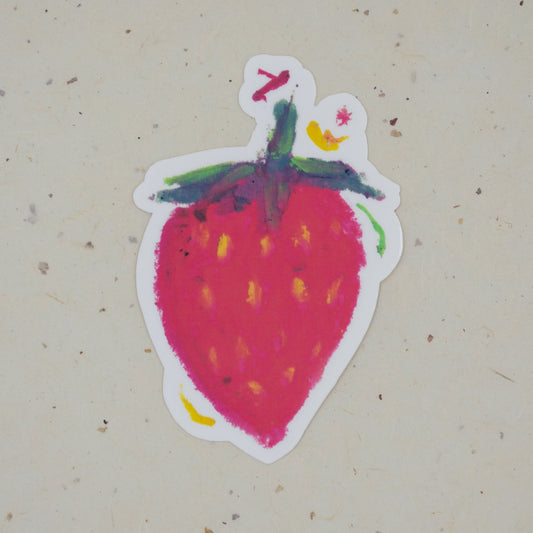 Strawberry - Die Cut Sticker